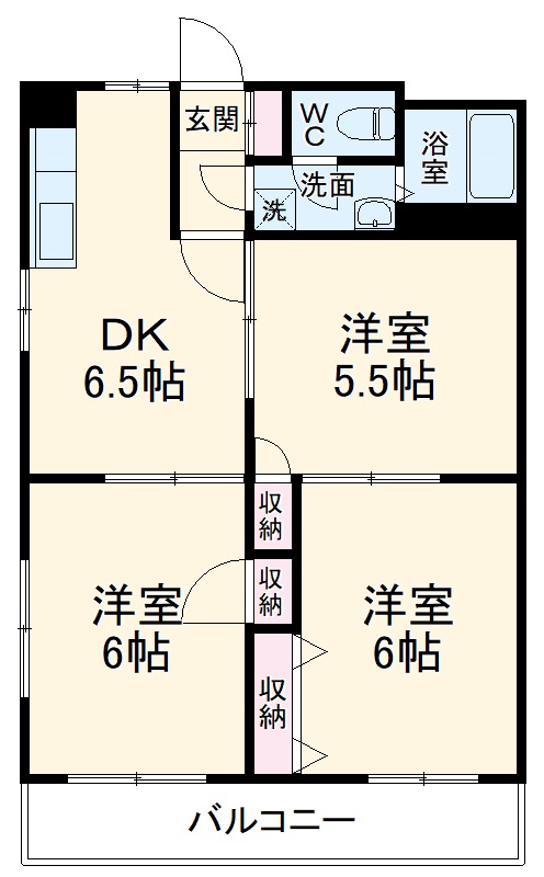 ファミール相模が丘の間取り