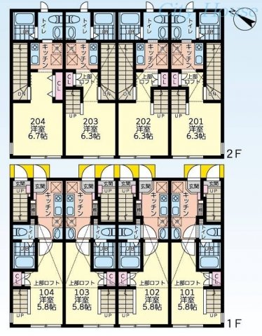 コンフォート八王子の間取り