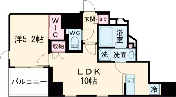 ・nido SHINAGAWA-TOGOSHIの間取り