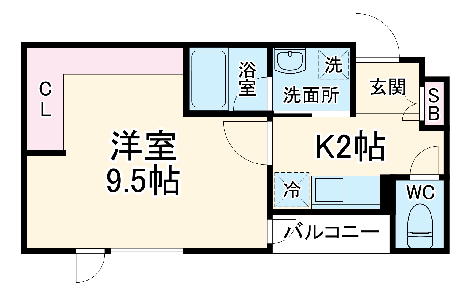 at 小舟の間取り