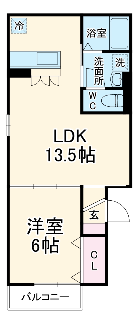 プレミール カメゾンの間取り