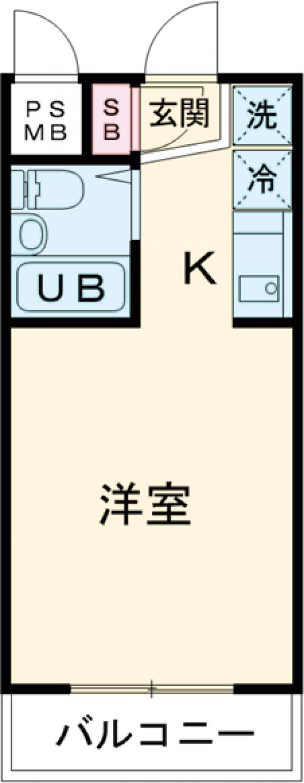G APARTMENTの間取り