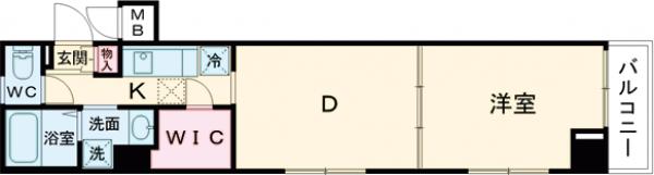 トーシンフェニックス富士見ヶ丘・211号室の間取り