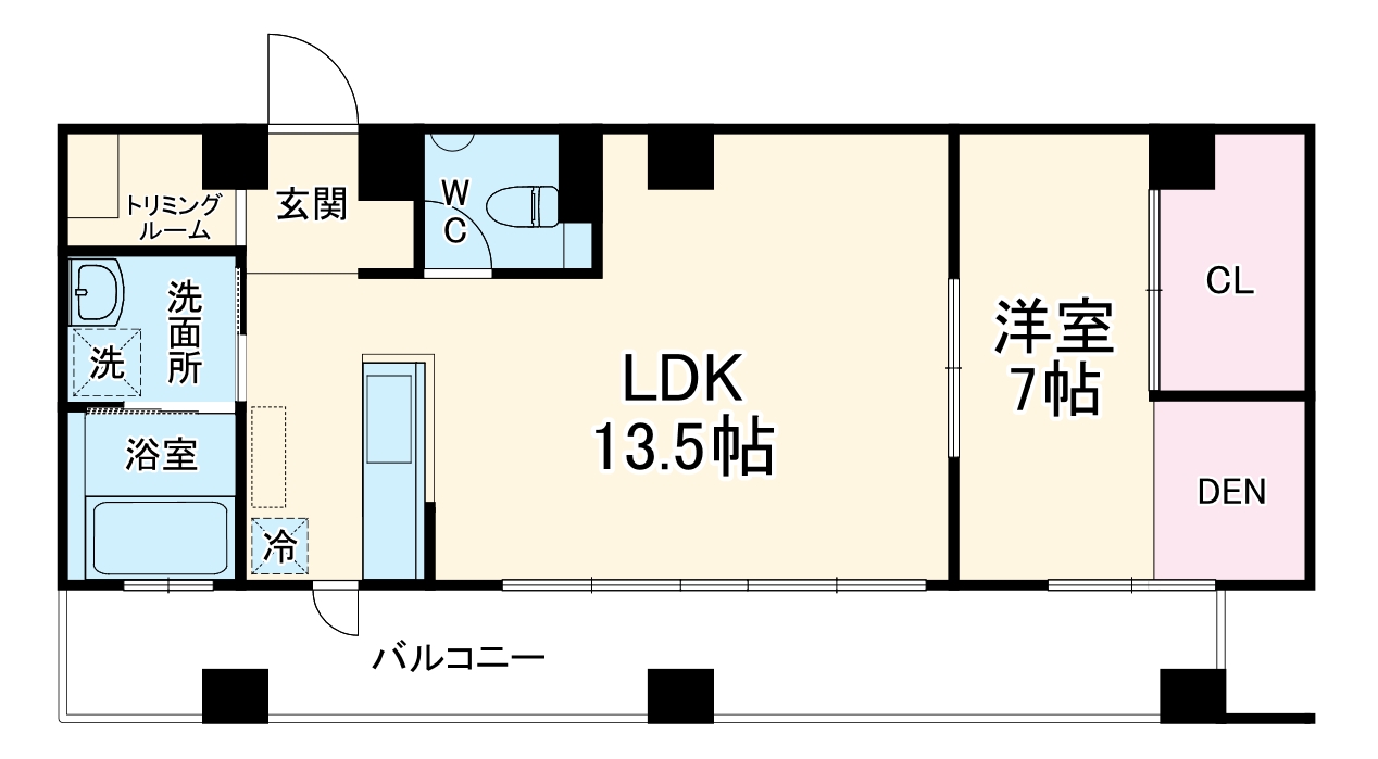 シュシュパルク六条院の間取り