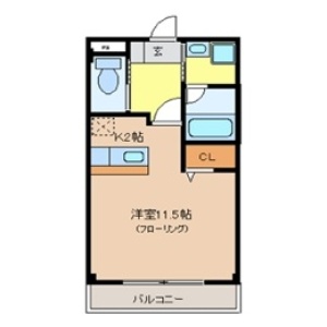 クライムドアⅡの間取り