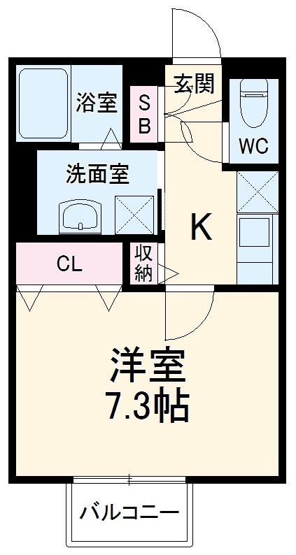 アムール小金JM HILLSの間取り