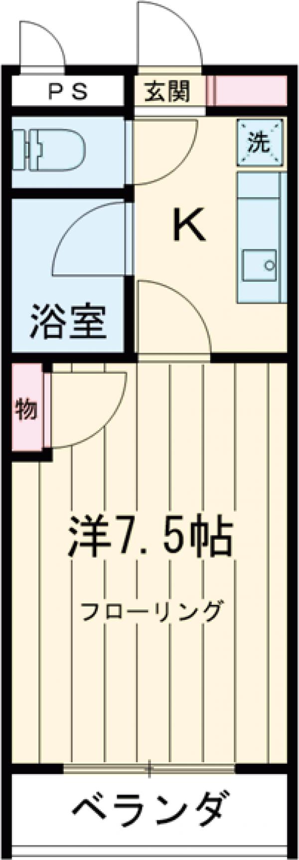 ディアコート大林の間取り