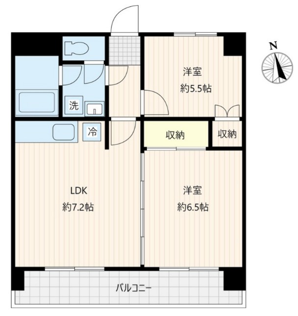 メゾンカドリーユの間取り