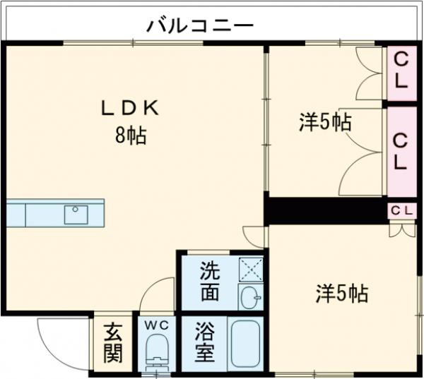 ディマンドハイツＢの間取り