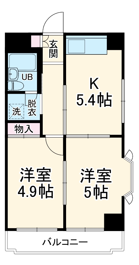 ベル島田の間取り