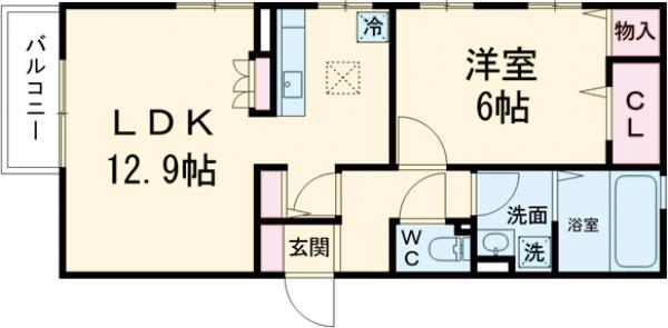 フラッツ中野の間取り
