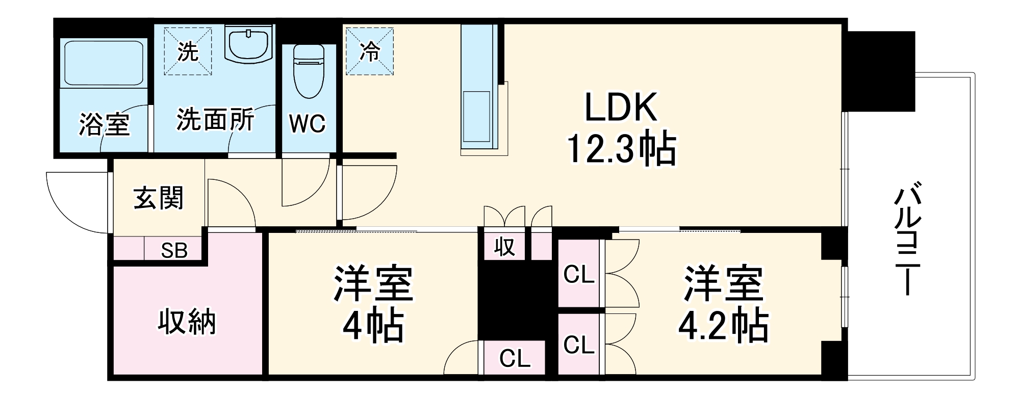 RJR堺筋本町タワーの間取り