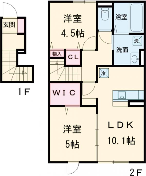 D-room彩都ピア弐番館の間取り