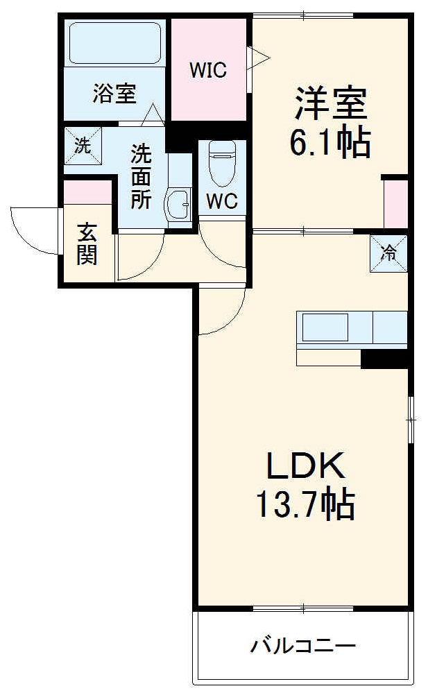 ヴィラシオン瀬川の間取り