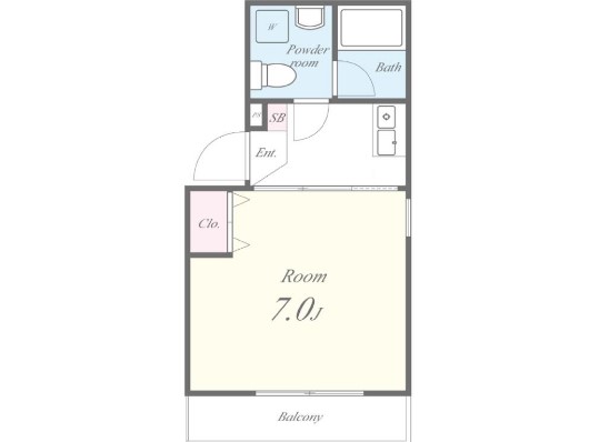 フラットガーデンの間取り