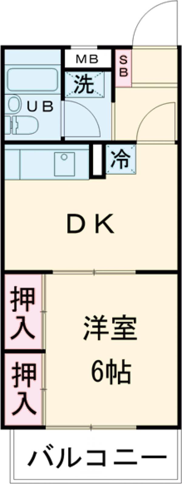 レオドール府中の間取り