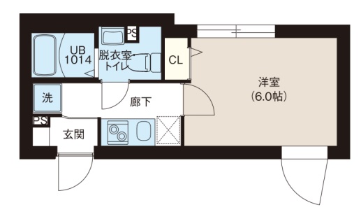 レピュア町屋レジデンスⅡの間取り