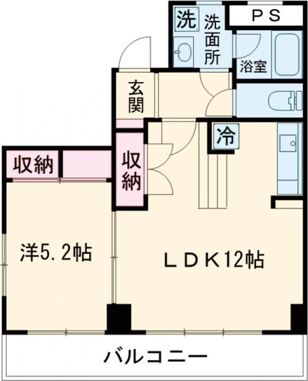 ハイフラットワンの間取り