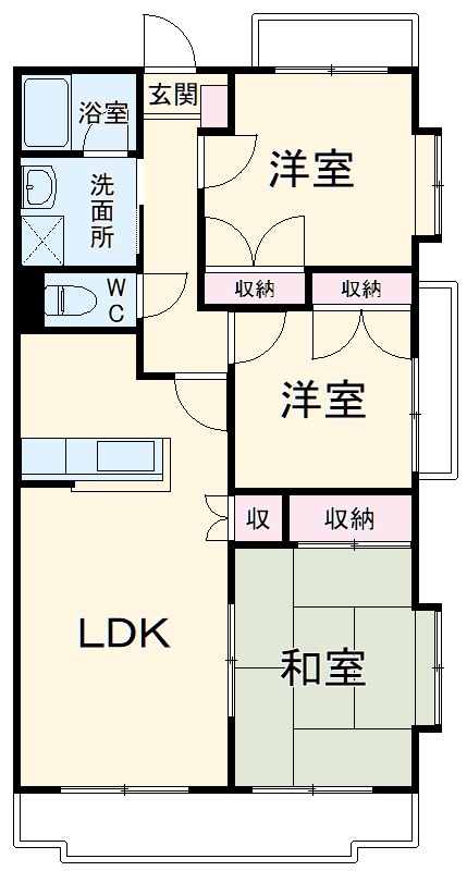 ラークビレッジの間取り