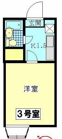 グリーンコート下落合の間取り