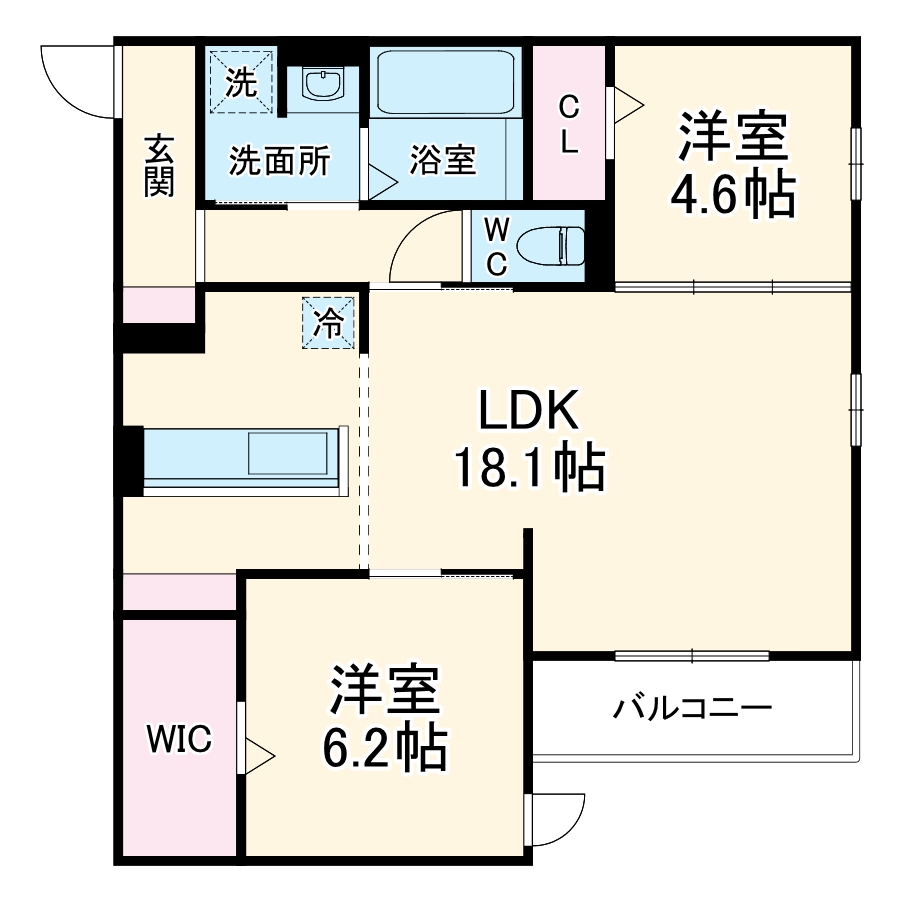 Maison de Espoir 永田の間取り