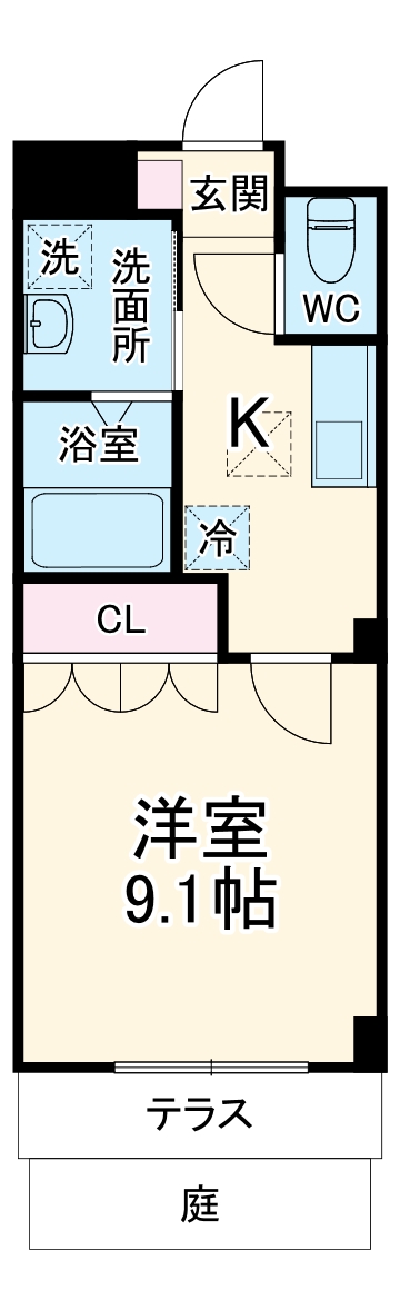 プロニティ・ガーデンの間取り