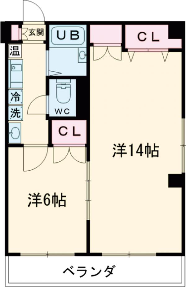 レジデンスカープ宇都宮の間取り