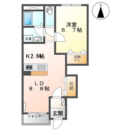 フルハウスAの間取り