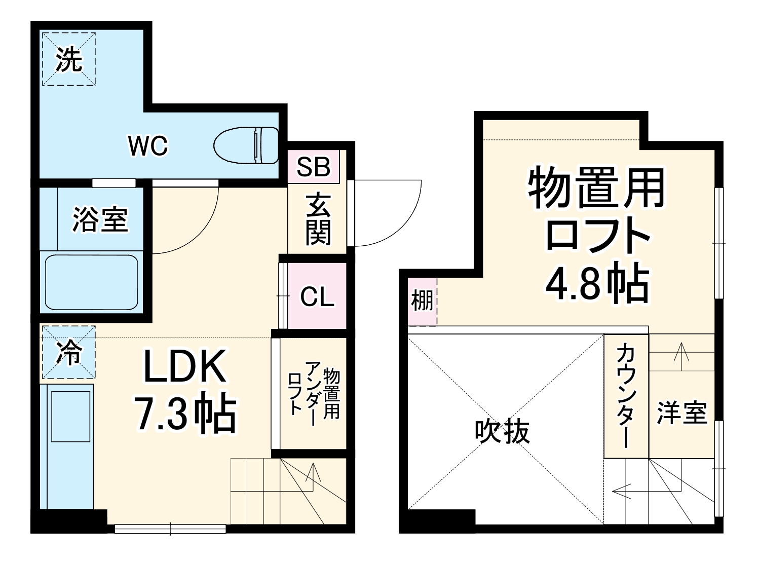 SOLID本山の間取り