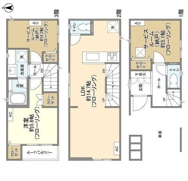 Kolet元住吉♯06の間取り