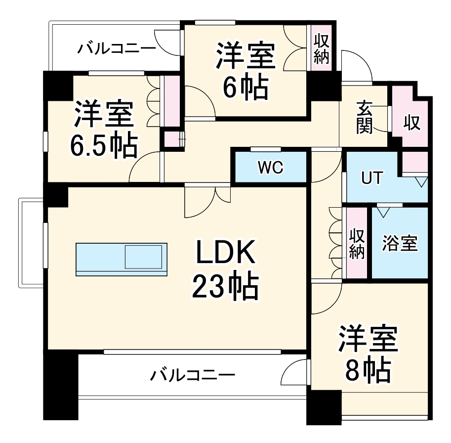 REPOSER名駅南の間取り