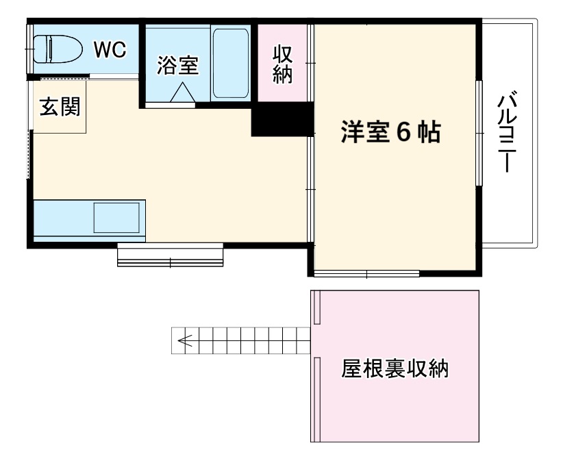 木野ハイツの間取り