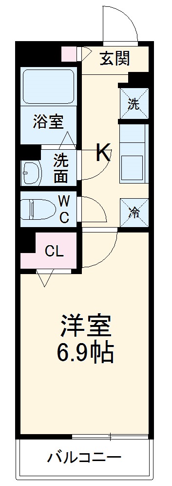 リブリ・Crest YanagisakiⅡの間取り