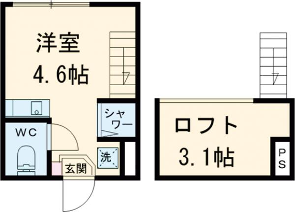 クリエイティブテラス東葛西の間取り