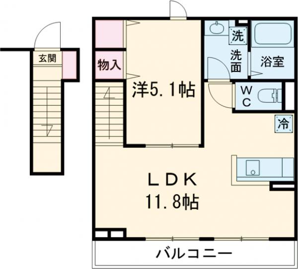オスト六浦の間取り
