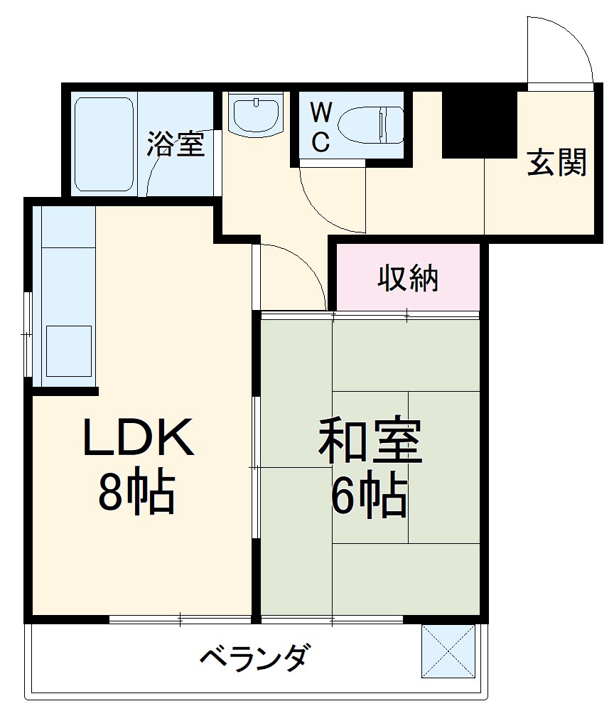グリーンプラザ春日の間取り