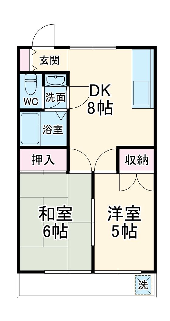 グリーンライフ奥津の間取り