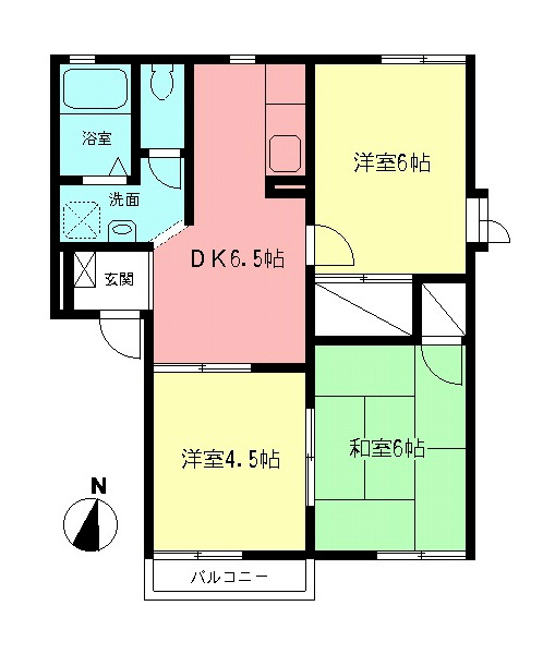 センチュリーカーサ中島の間取り