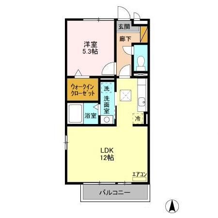 コリーヌ・ドゥの間取り