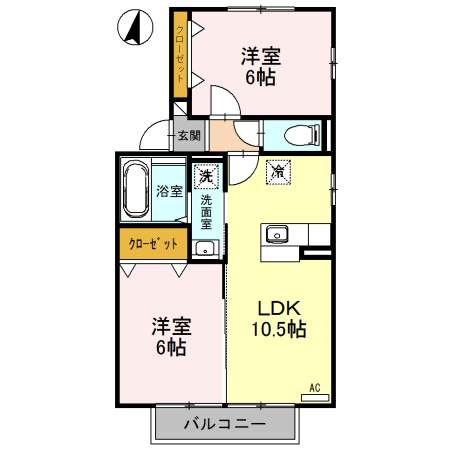 エスパース・リベルテの間取り