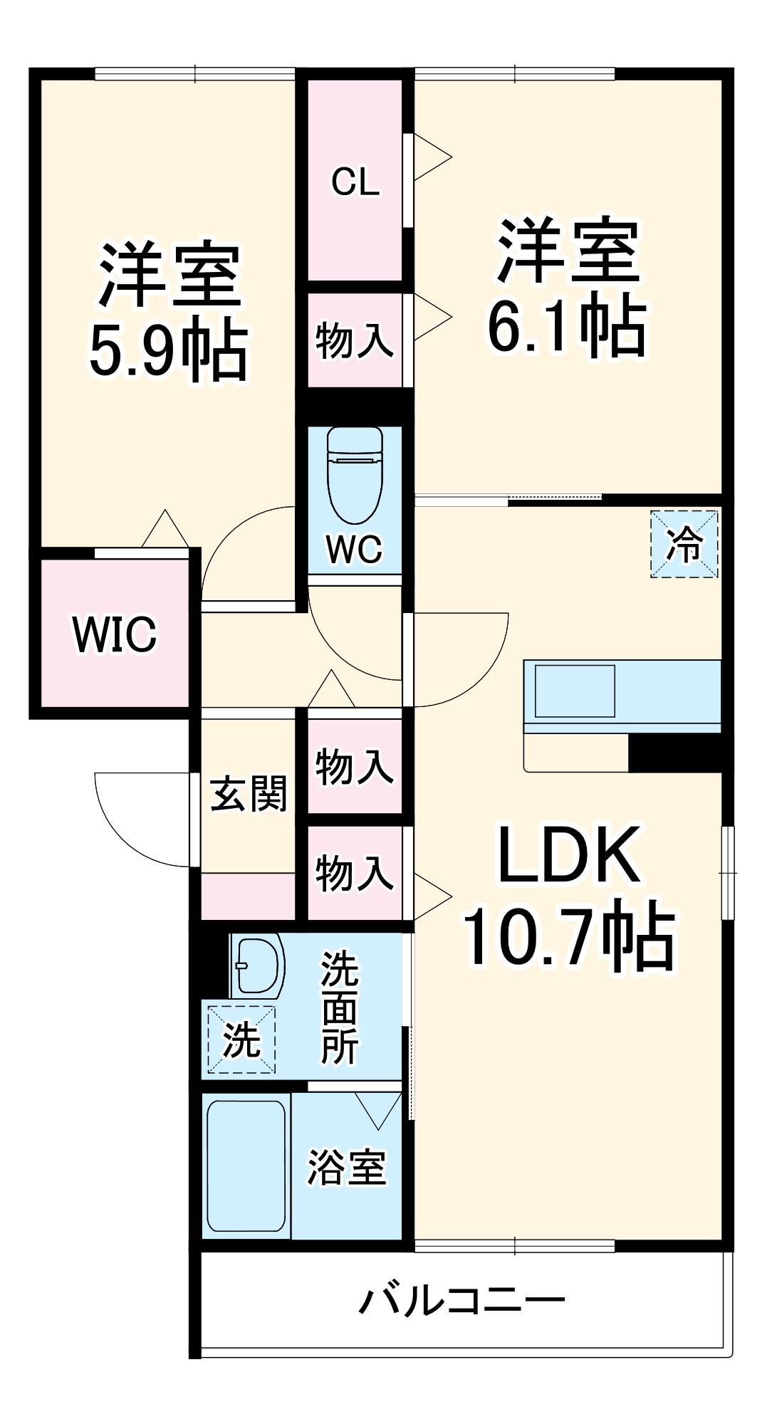 エーデルハイムⅢの間取り