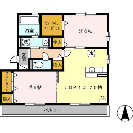 Palace Sunriseの間取り