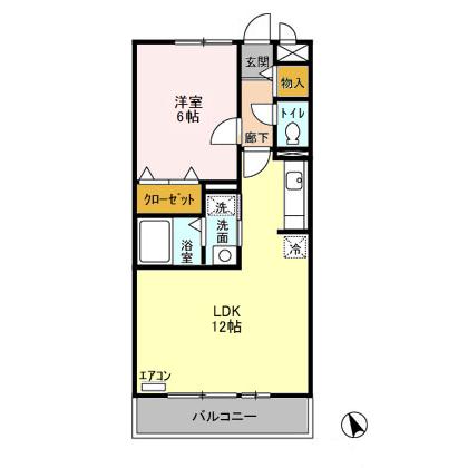 アベニューサイド本郷の間取り