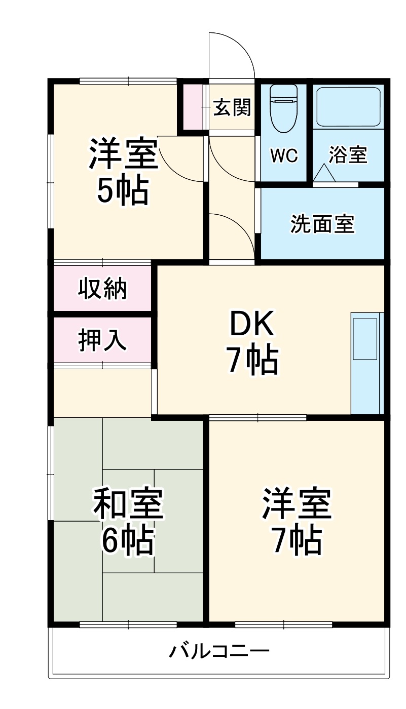 中村レジデンスの間取り