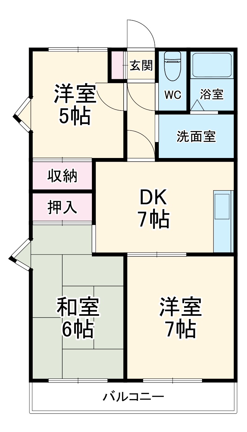 中村レジデンスの間取り
