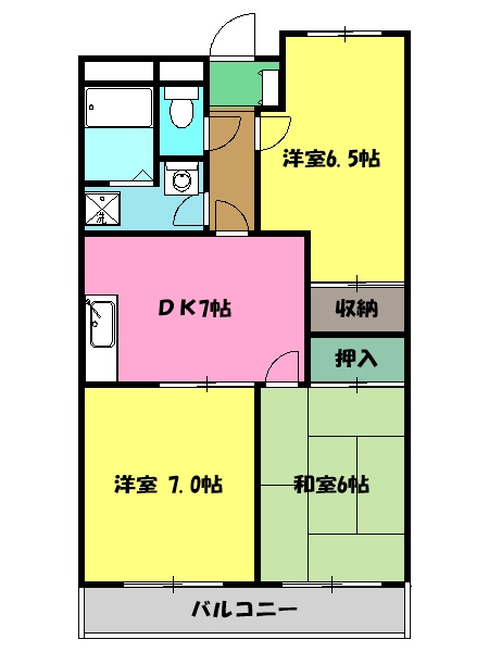 中村レジデンスの間取り