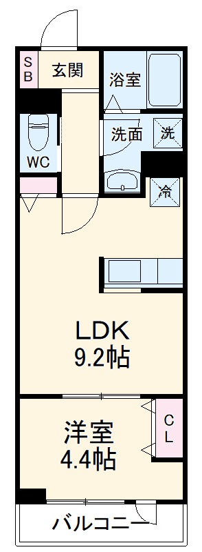 リーブルファイン上戸田の間取り