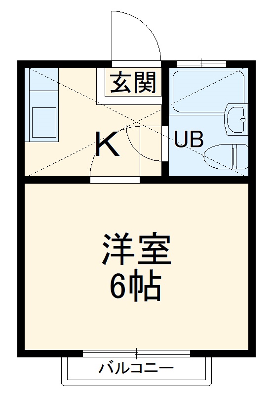 バーディーハウス鶴巻北の間取り