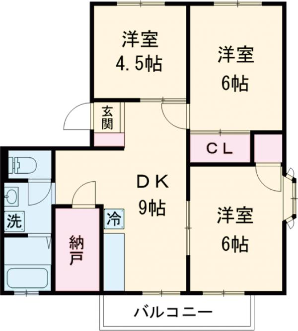 ファミール・マサ２号館・301号室の間取り