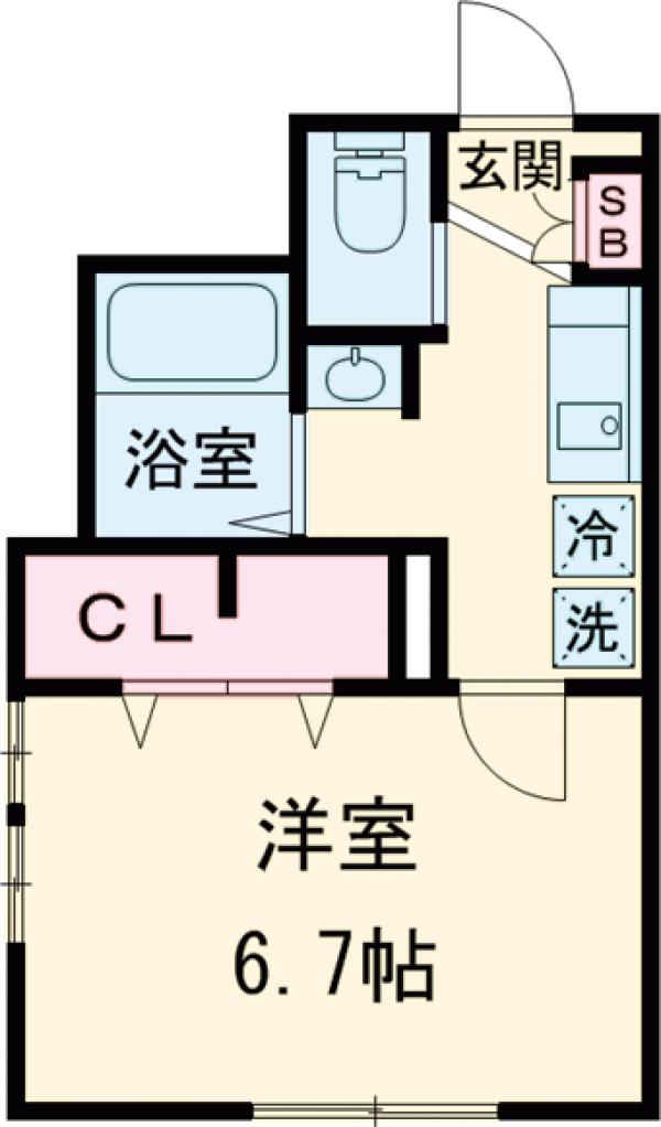 フェリーチェ洗足池の間取り